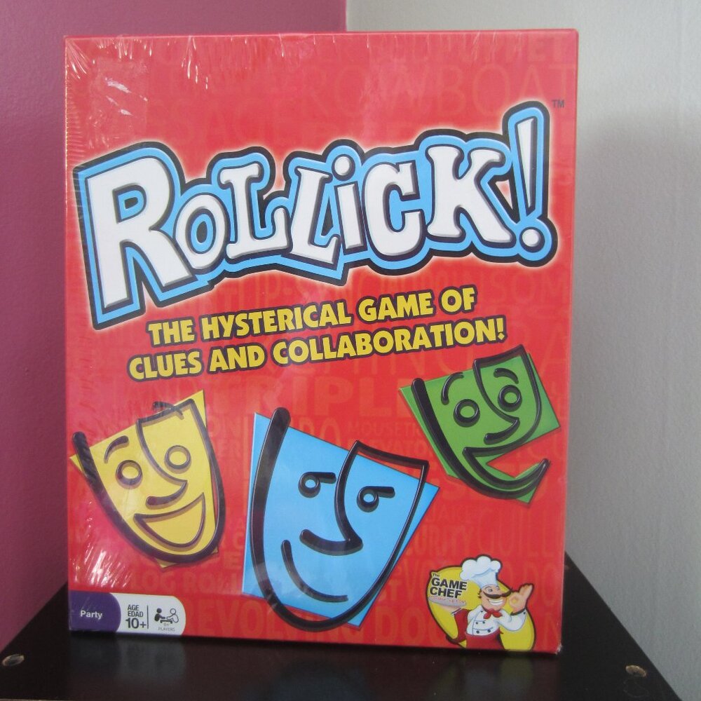 NIB/Rollick Game ~ Hysterical Game of Clues and Collaboration ~ BRAND NEW, SEALE